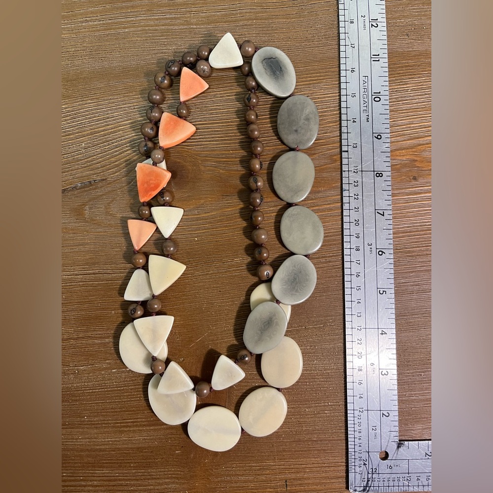 Noonday Collection Multi-Color Seeds Necklace - Picture 3 of 3